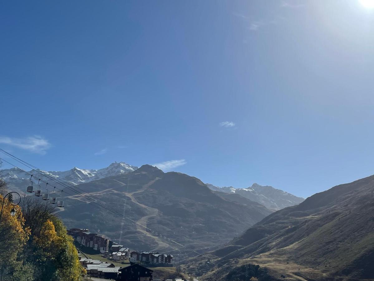 Appartement Pour 6 Personnes Au Pied Des Pistes Au Calme Aux Menuires Les Asters 圣马丁德贝尔维尔 外观 照片