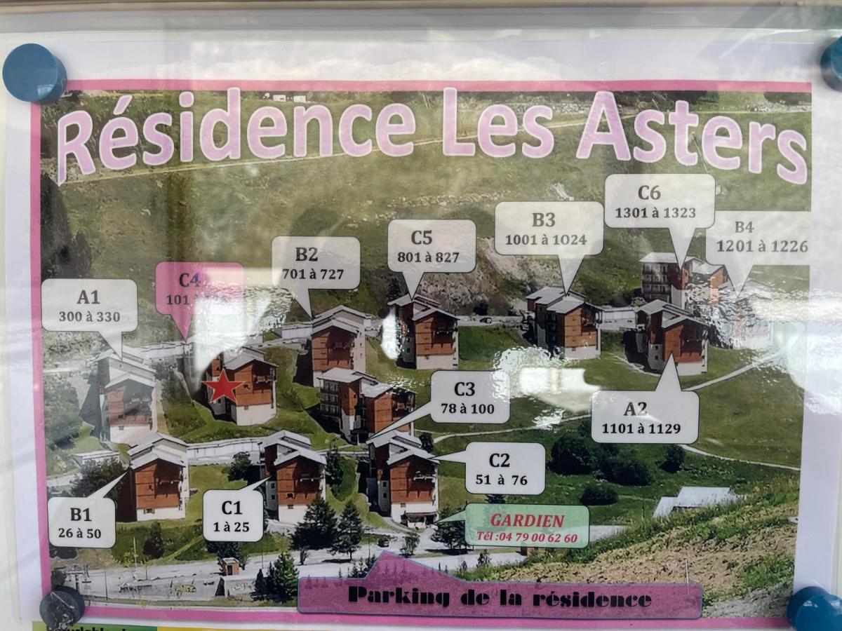 Appartement Pour 6 Personnes Au Pied Des Pistes Au Calme Aux Menuires Les Asters 圣马丁德贝尔维尔 外观 照片