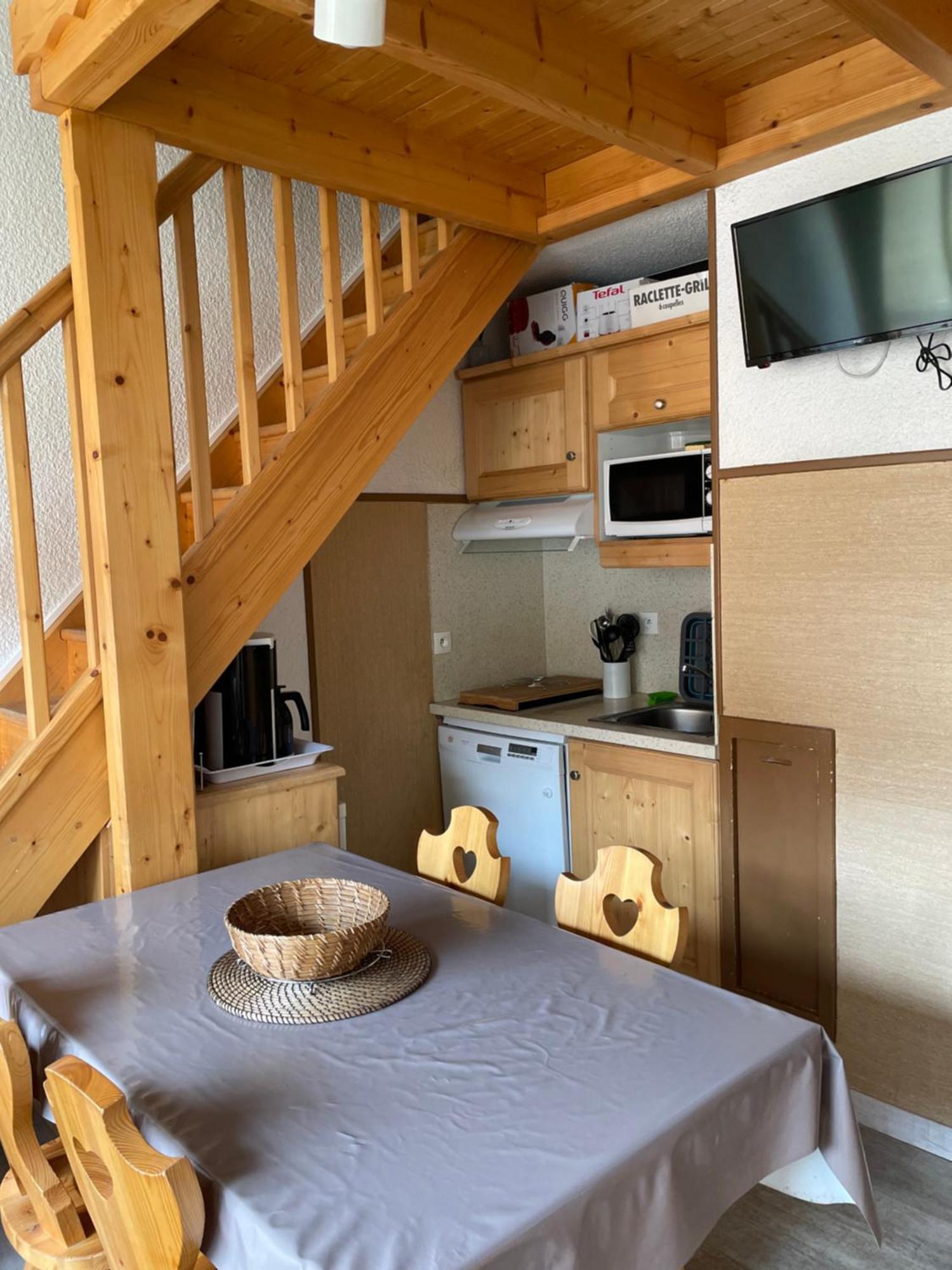 Appartement Pour 6 Personnes Au Pied Des Pistes Au Calme Aux Menuires Les Asters 圣马丁德贝尔维尔 外观 照片